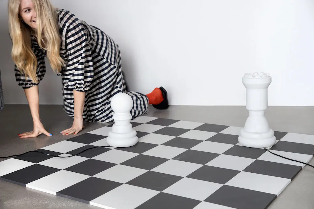 Chess Queen Tischleuchte, White Byon