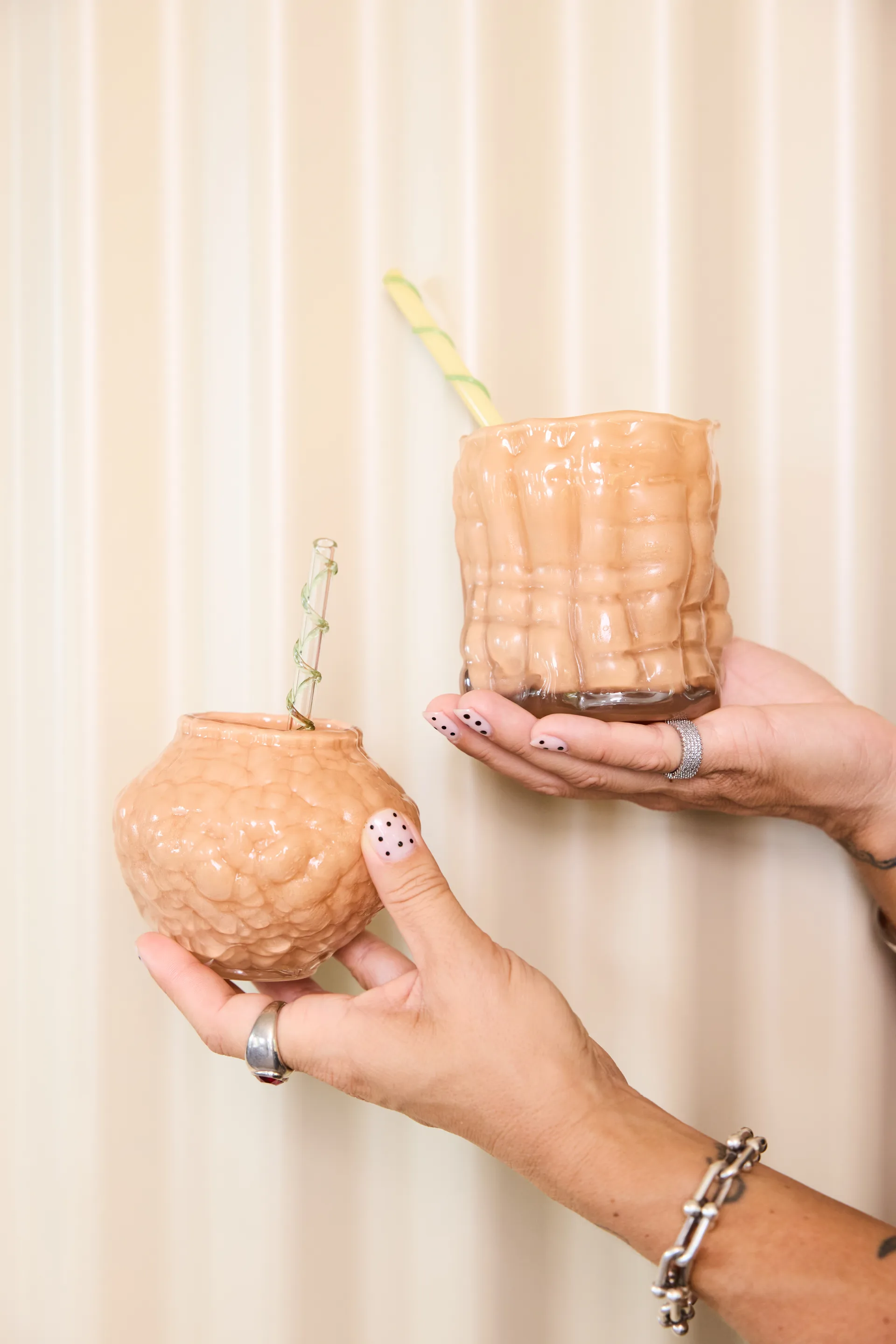 Corallo Vase mini 11x11x8 cm, Pfirsich Byon