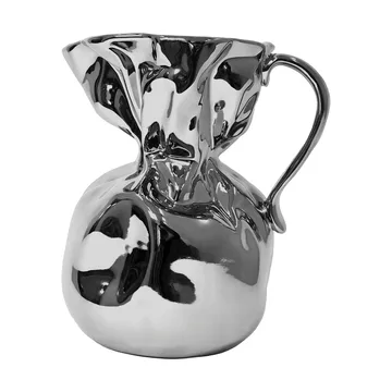 Crumple Vase - Silber - Byon
