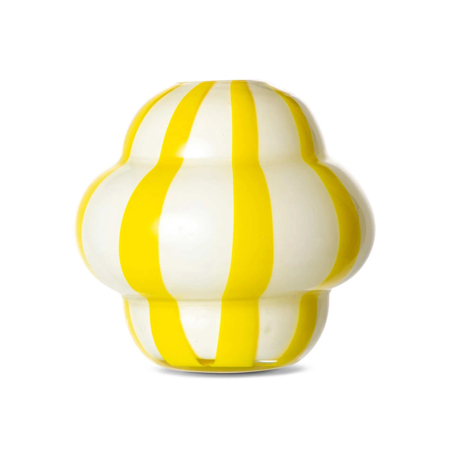 Curlie Vase 20cm, Gelb Byon