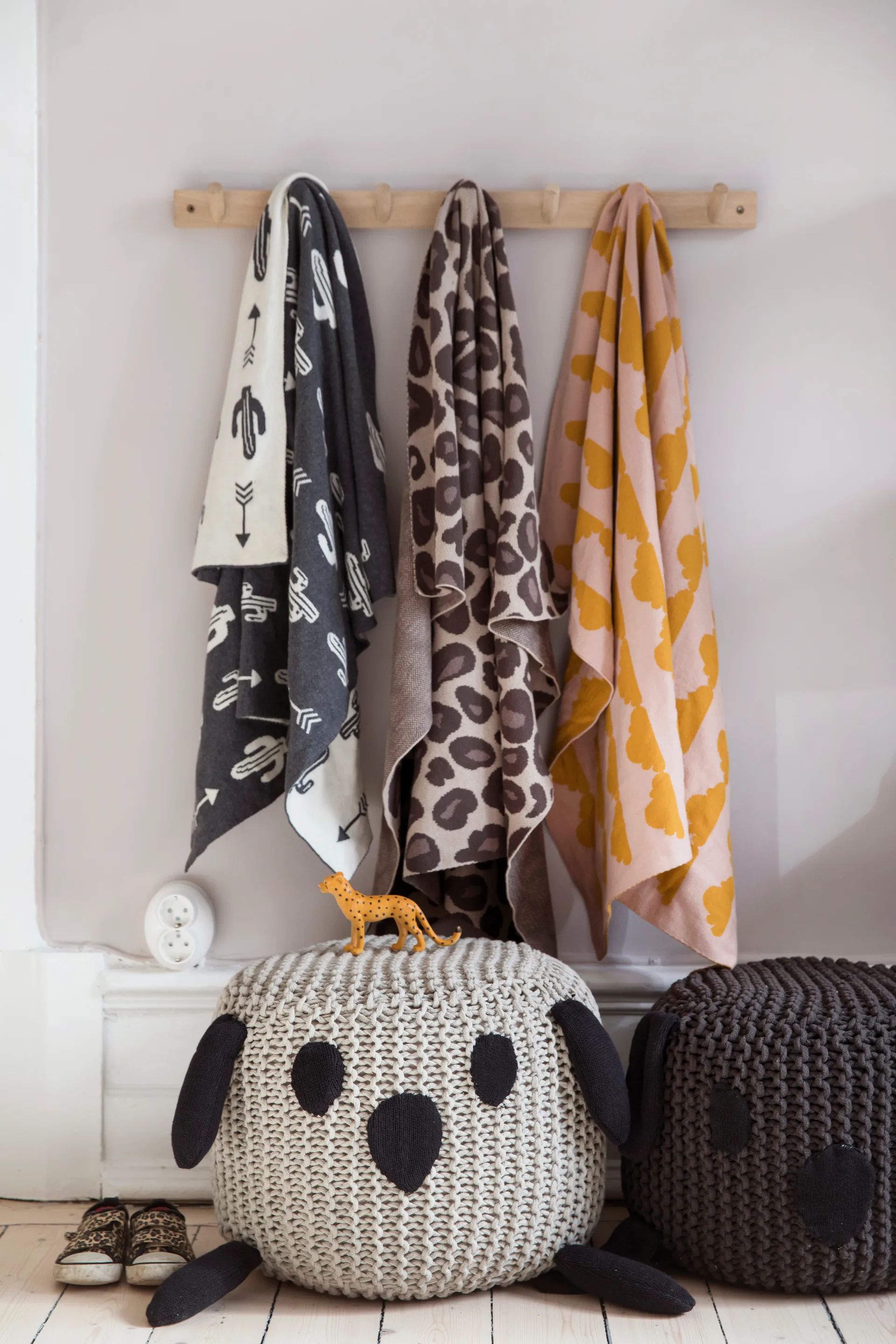 Else Kleiderhaken natur, 7 Haken Byon