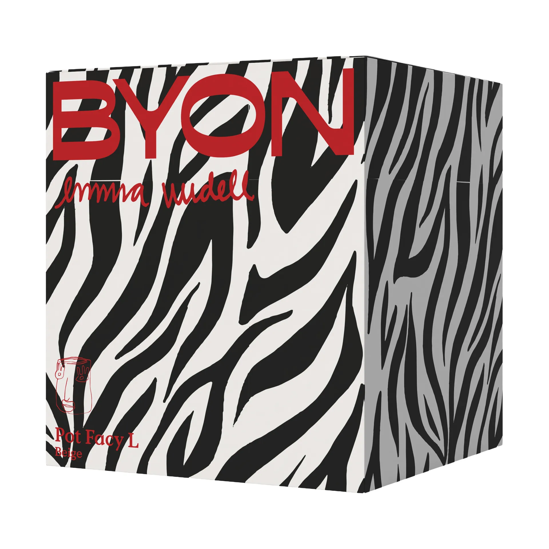 Facy Blumentopf L 24x19x22 cm, Beige Byon