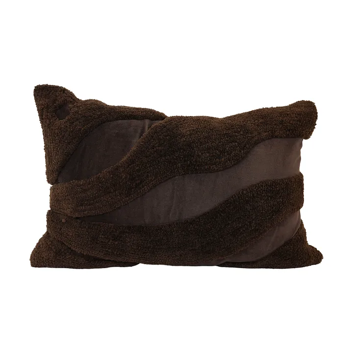 Fluffy Kissen 50 x 50cm - Braun, 40x60 cm - Byon