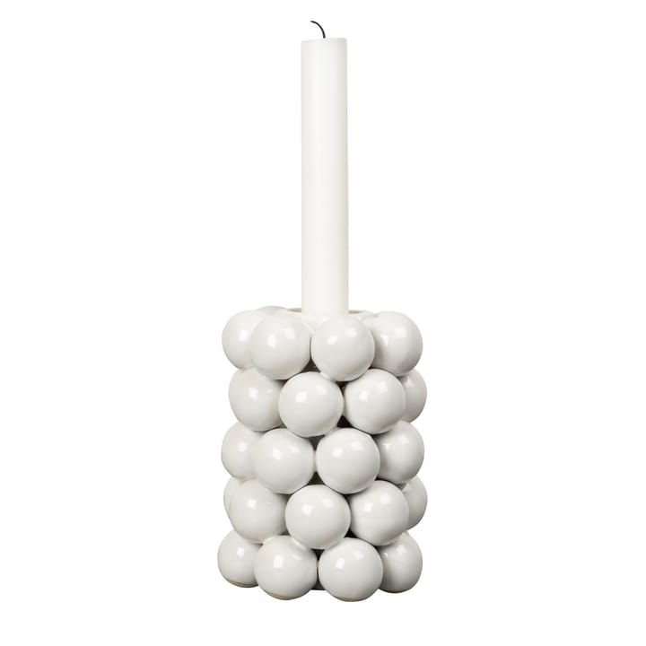 Globe Kerzenhalter 13,5cm - Weiß - Byon