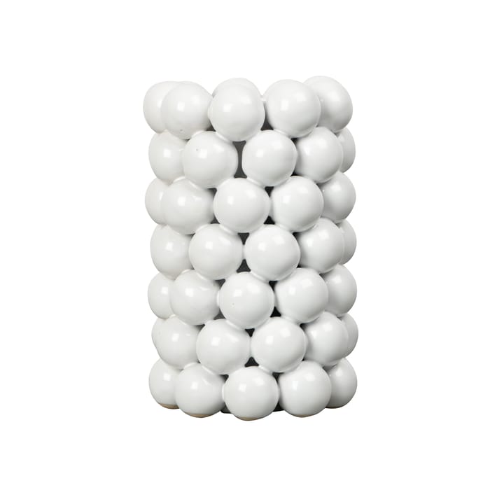 Globe Vase 18,5cm, Weiß Byon