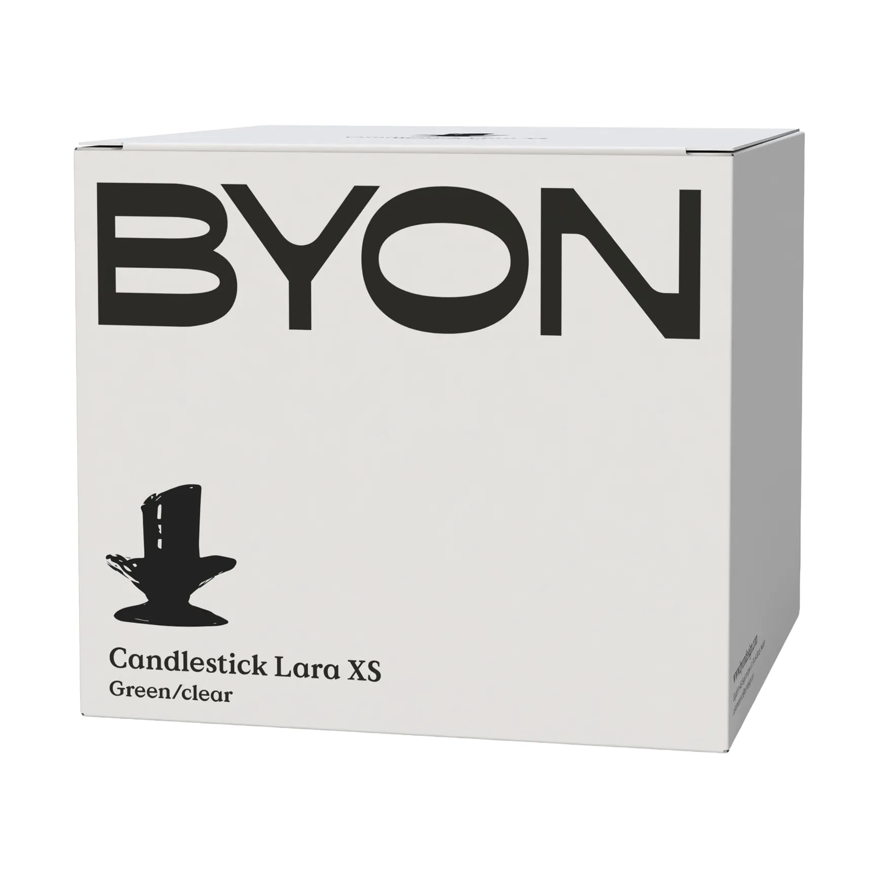 Lara Kerzenhalter XS 9 cm, Orange-braun Byon