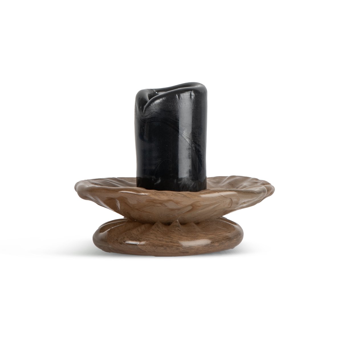 Byon Lara Kerzenhalter XS 9 cm Schwarz-beige