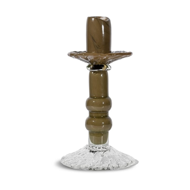 Lara Kerzenständer S 22 cm - Grün-klar - Byon
