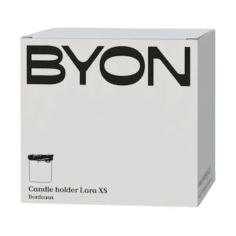 Lara Windlicht XS 10 cm, Weinrot Byon