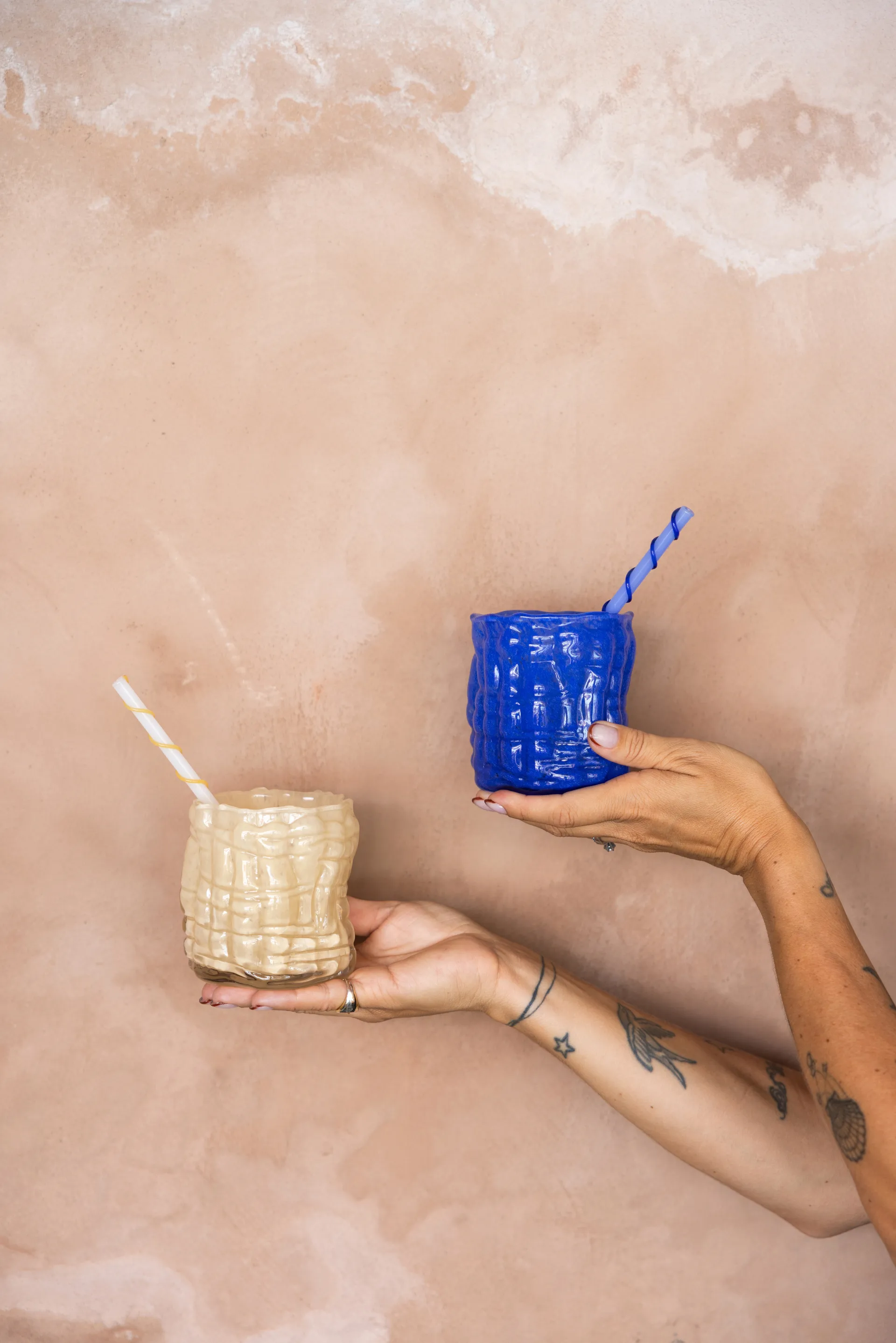 Laranne Windlicht Ø10 cm, Beige Byon