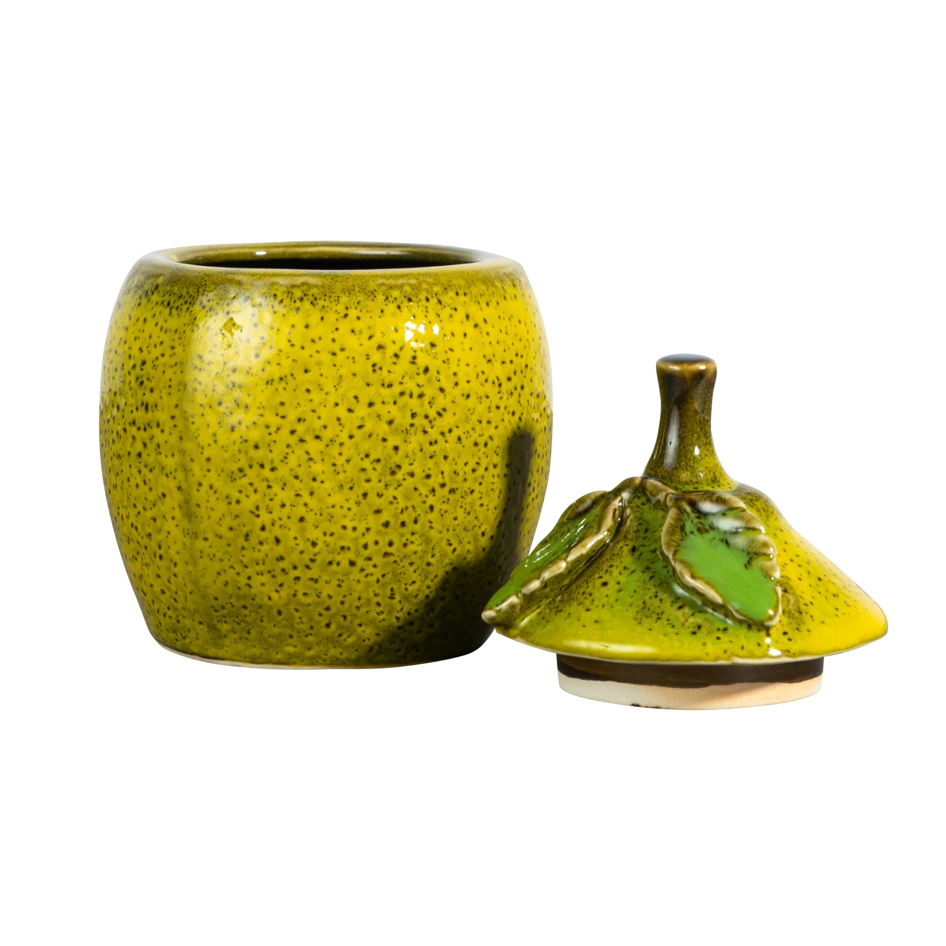 Lemon jam Schale mit Deckel 15,5cm, Gelb Byon