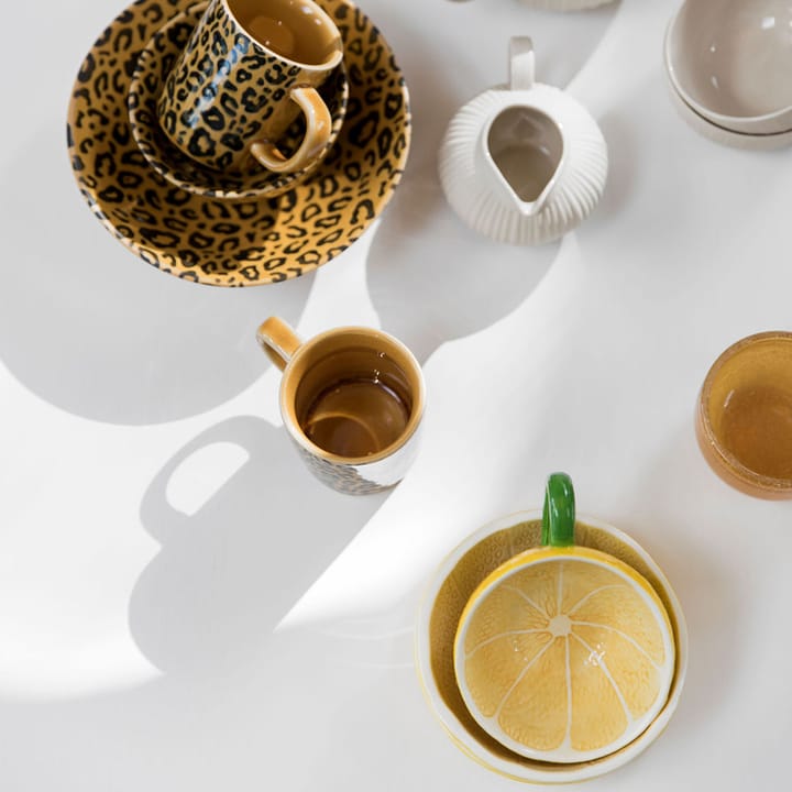 Lemon Tasse mit Untersetzer 25cl, Yellow Byon