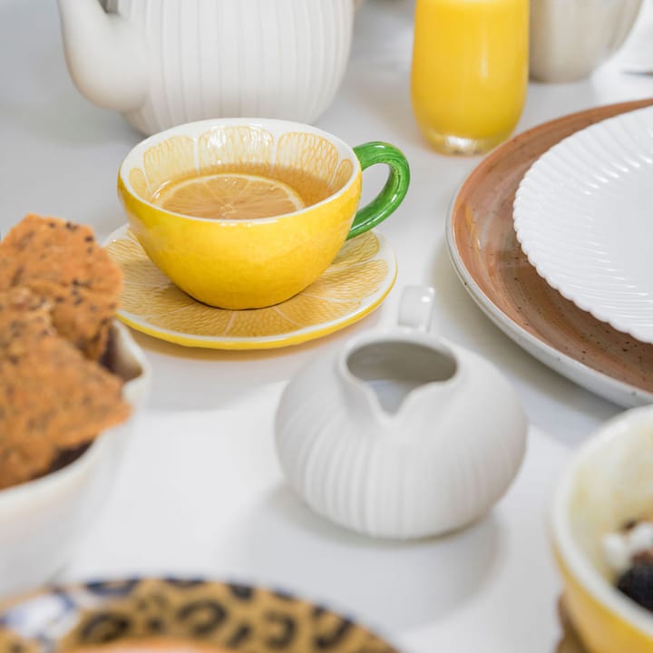 Lemon Tasse mit Untersetzer 25cl, Yellow Byon