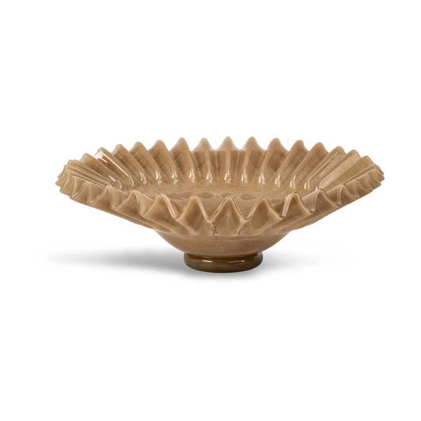 Byon Lori Schale L Ø38cm Beige