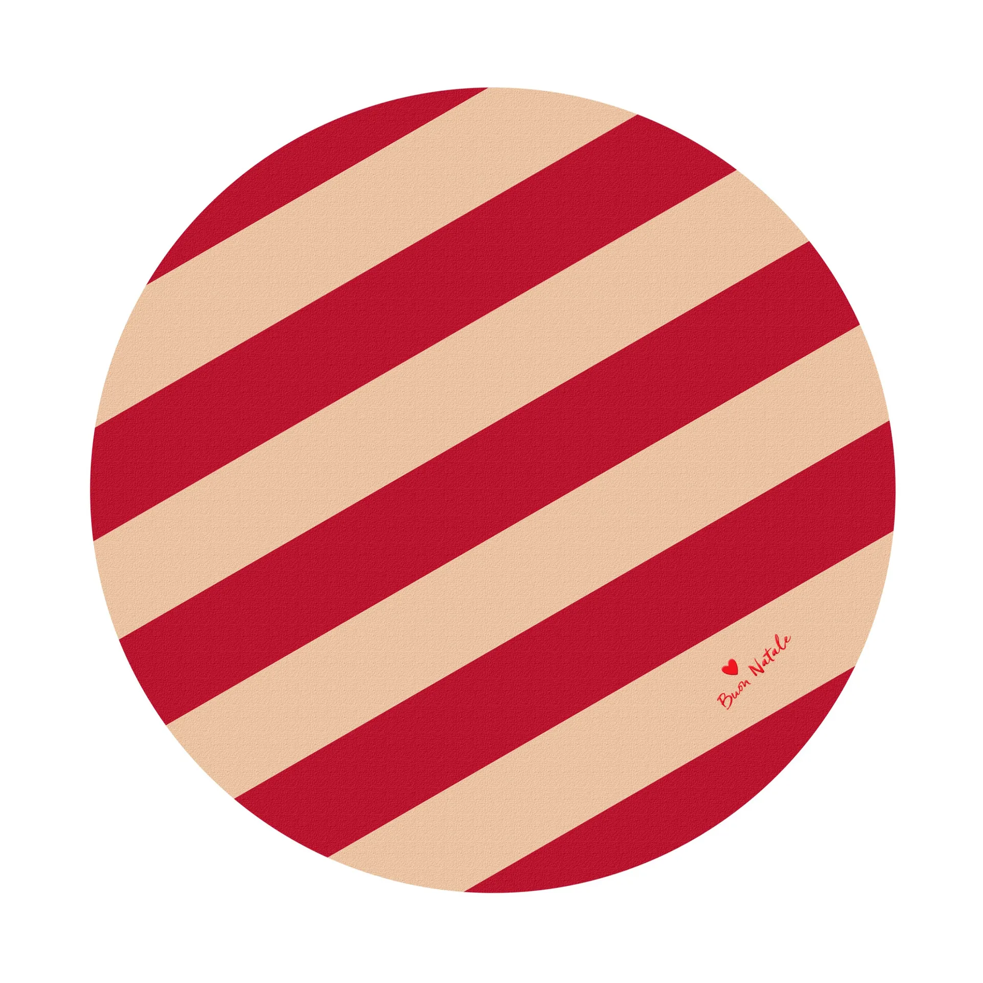 Love Weihnachtsbaumdecke Ø100 cm, Rot-sand Byon