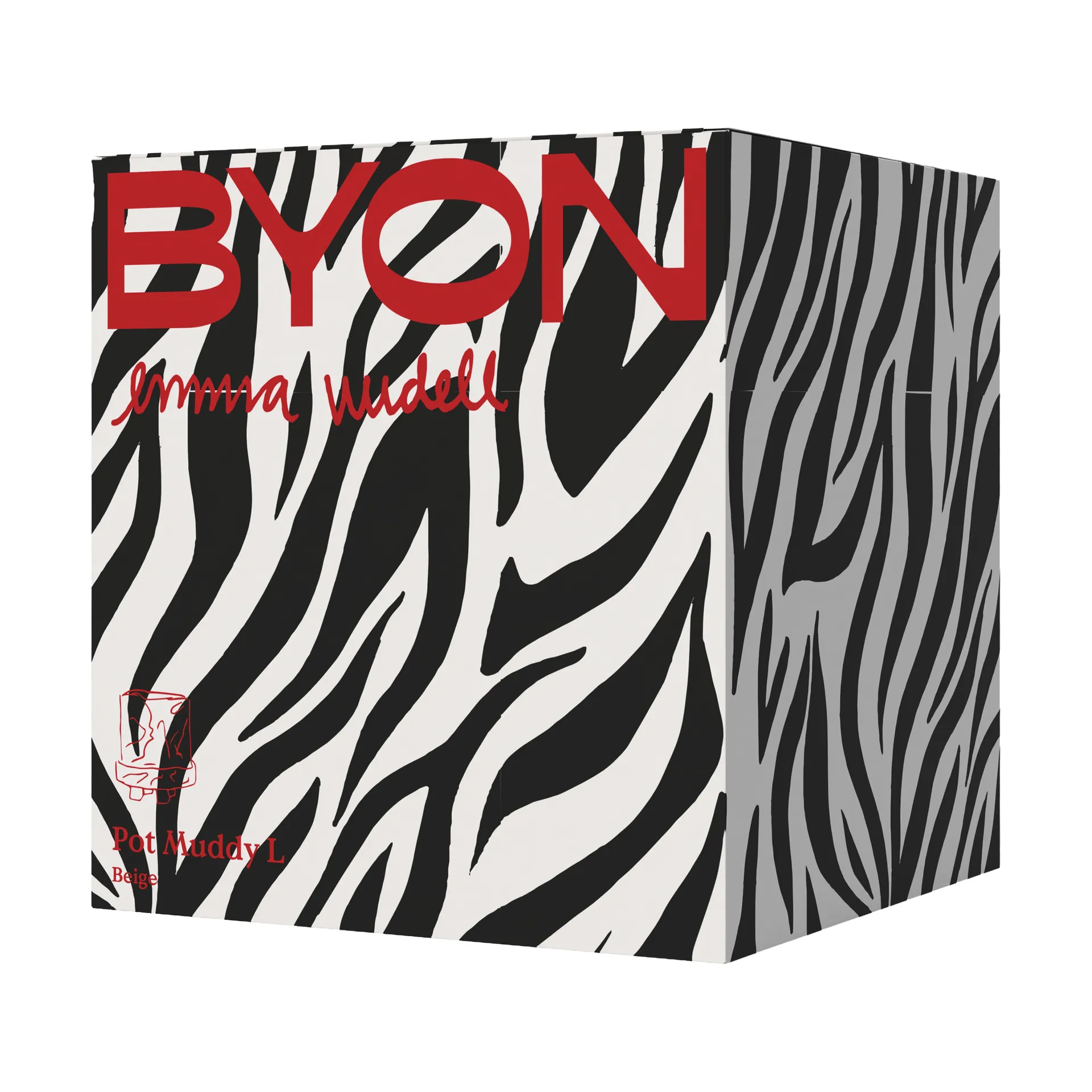 Muddy kruka L Ø23 cm, Beige Byon