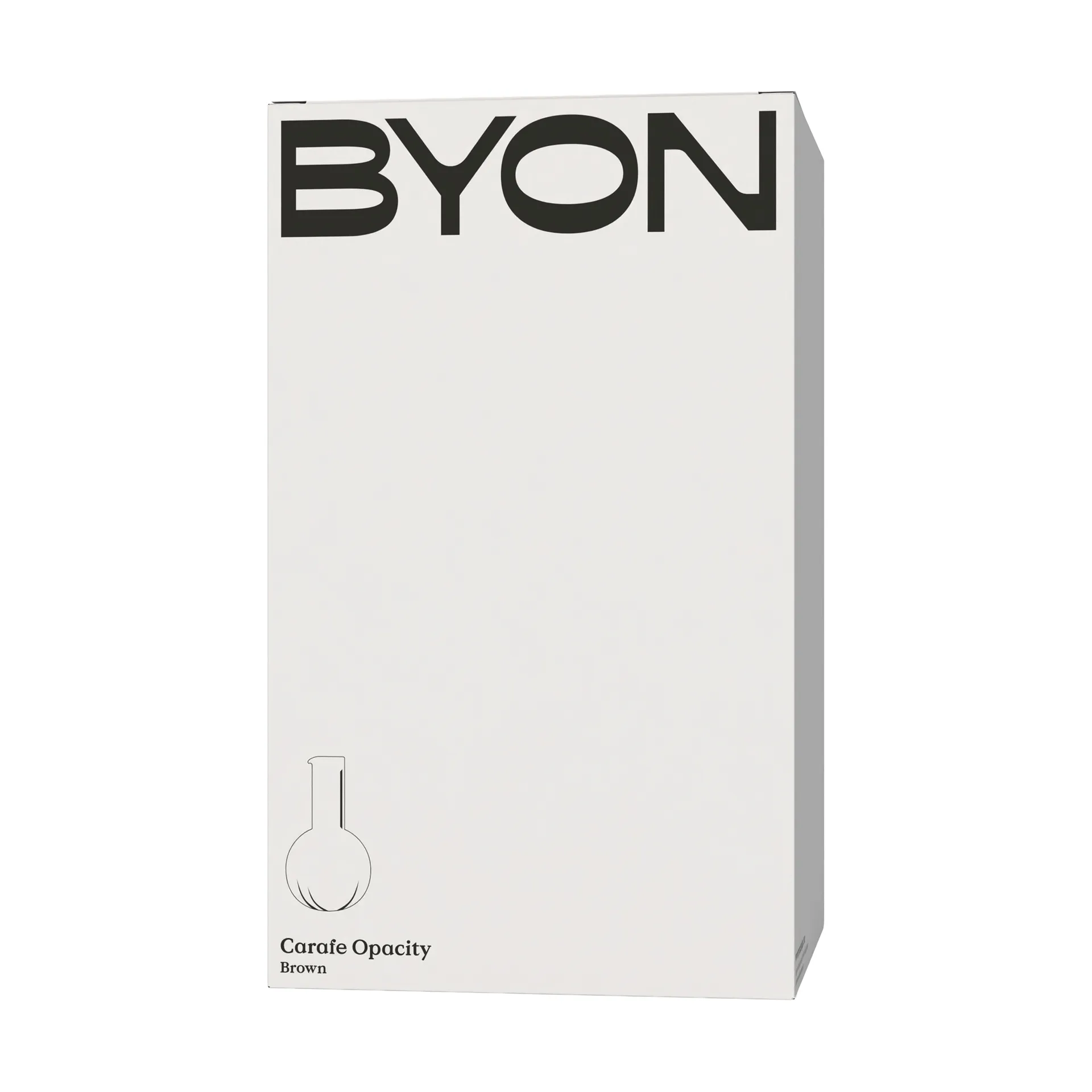 Opacity Karaffe 1,9 L, Braun Byon