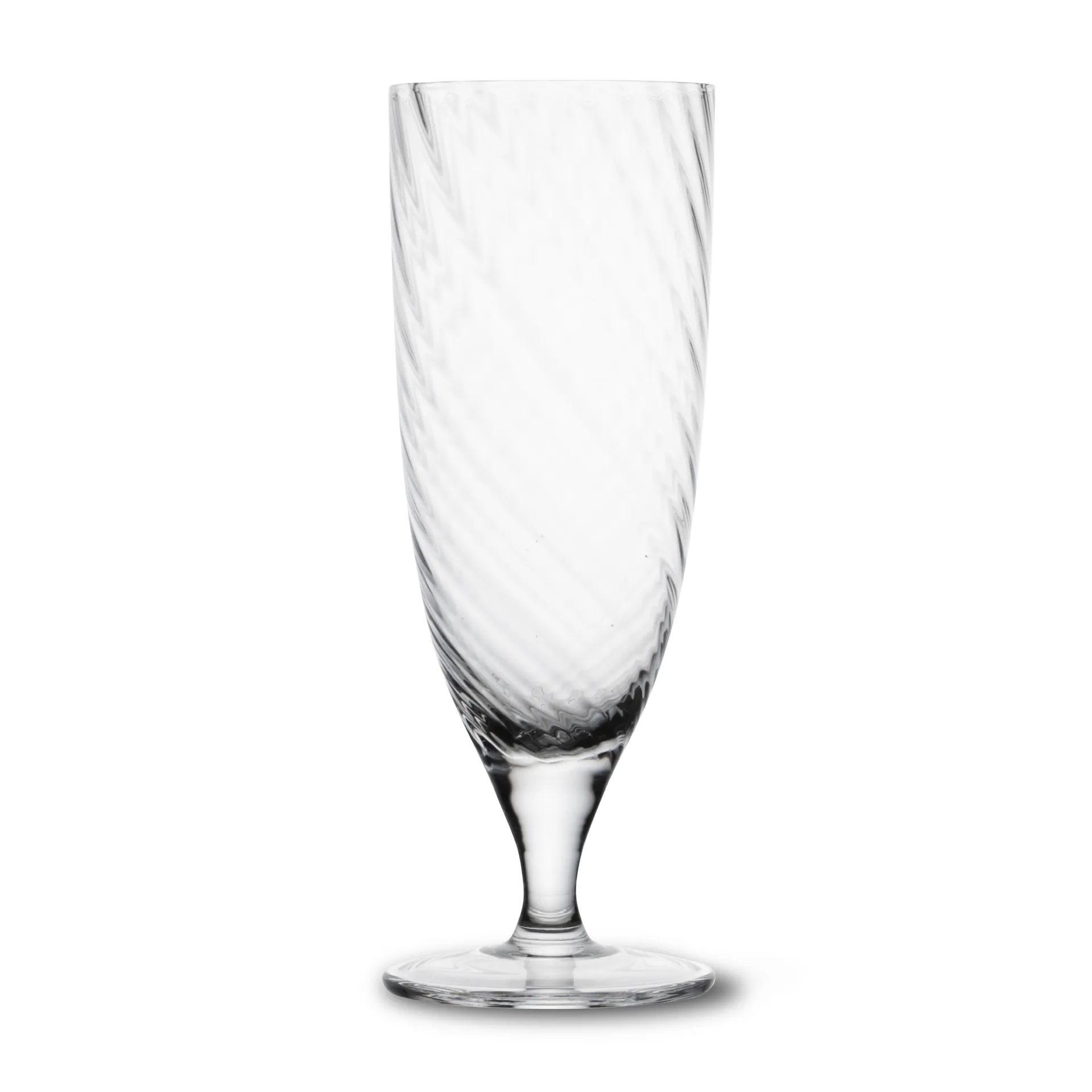 Opacity Wasserglas auf Fuß, Transparent Byon