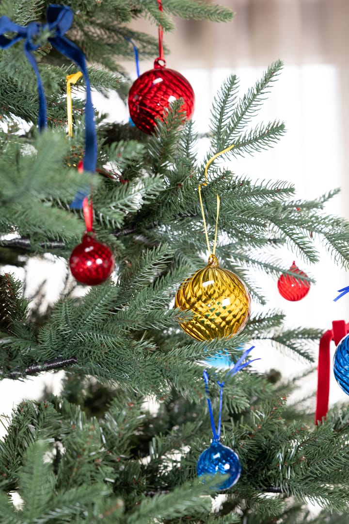 Opacity Weihnachtsbaumkugel M Ø8 cm 2er-Pack, Rot Byon