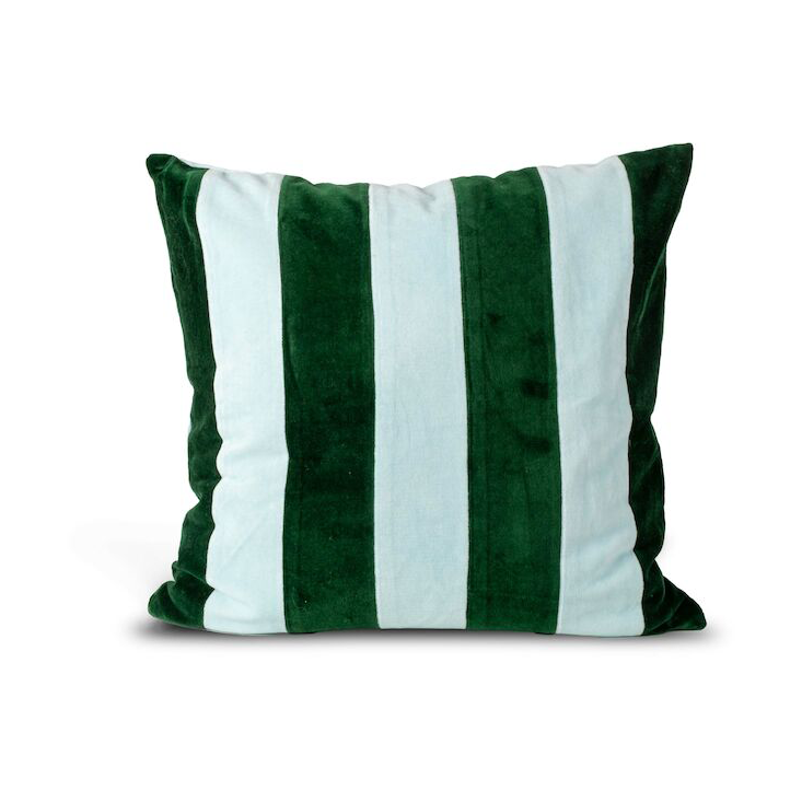 Byon Pathi Kissen M 45 x 45cm Grün-Hellblau | Skandinavisches Design | Zier- & Dekokissen | Grün