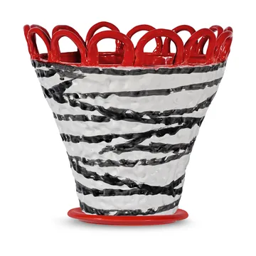 Patty Topf L Ø30 cm - Zebra-rot - Byon