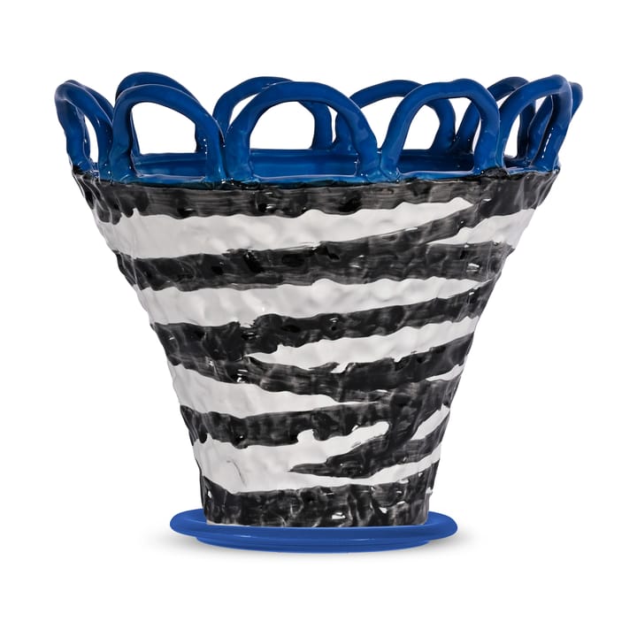Patty Topf S Ø25 cm - Zebra-blau - Byon