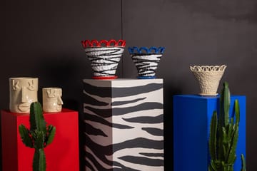 Patty Topf S Ø25 cm - Zebra-blau - Byon