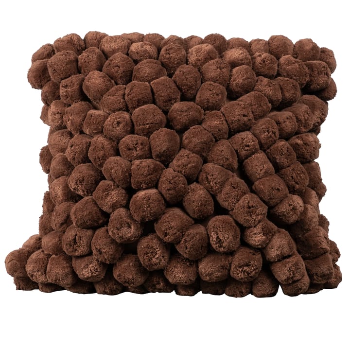 Pom Pom Kissen 45 x 45cm - Braun - Byon