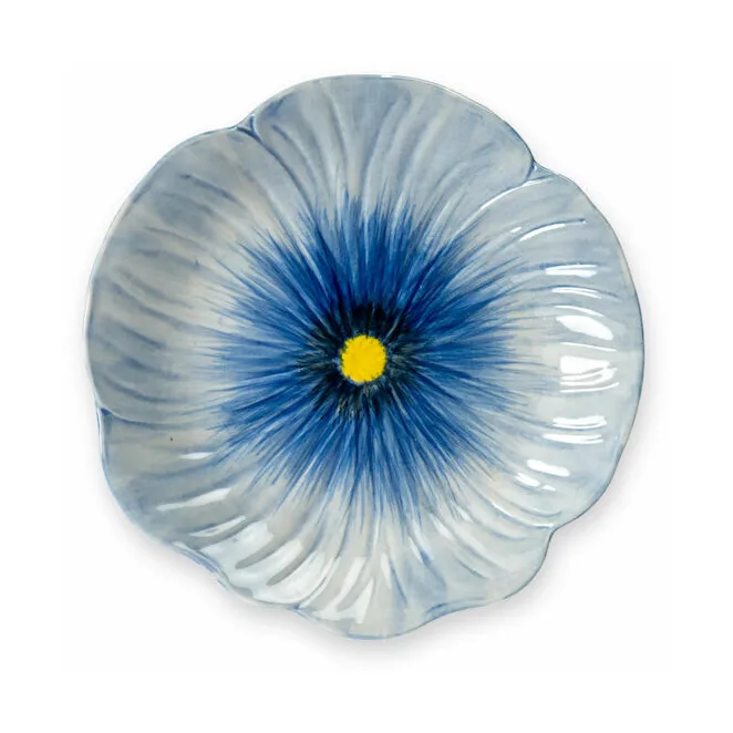 Poppy kleiner Teller 20,5 x 21cm, Blau Byon