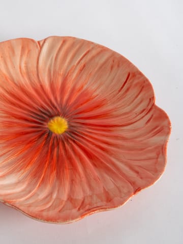Poppy kleiner Teller 20,5 x 21cm - Rot  - Byon