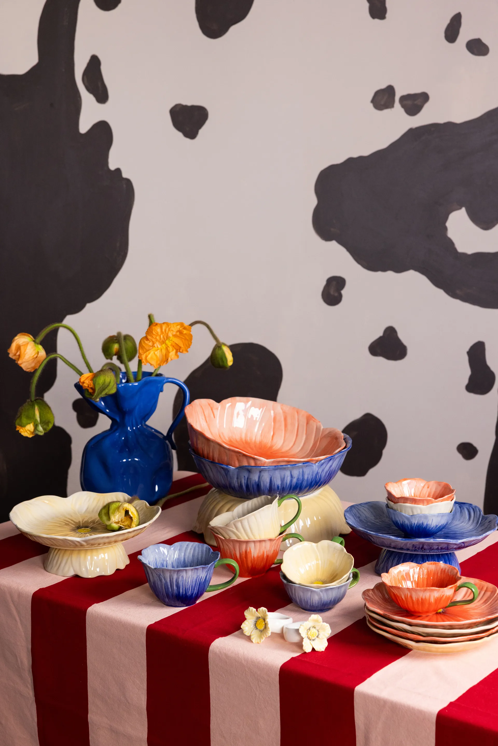 Poppy Schale L Ø30 cm, Rot Byon