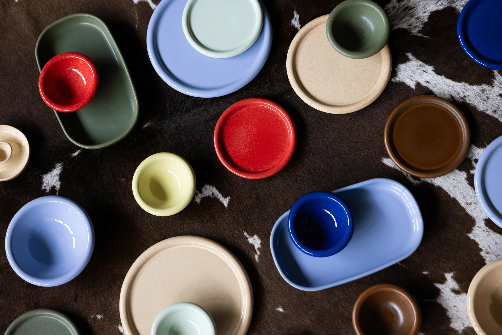 Porto Servierplatte 18x30 cm, Hellblau Byon