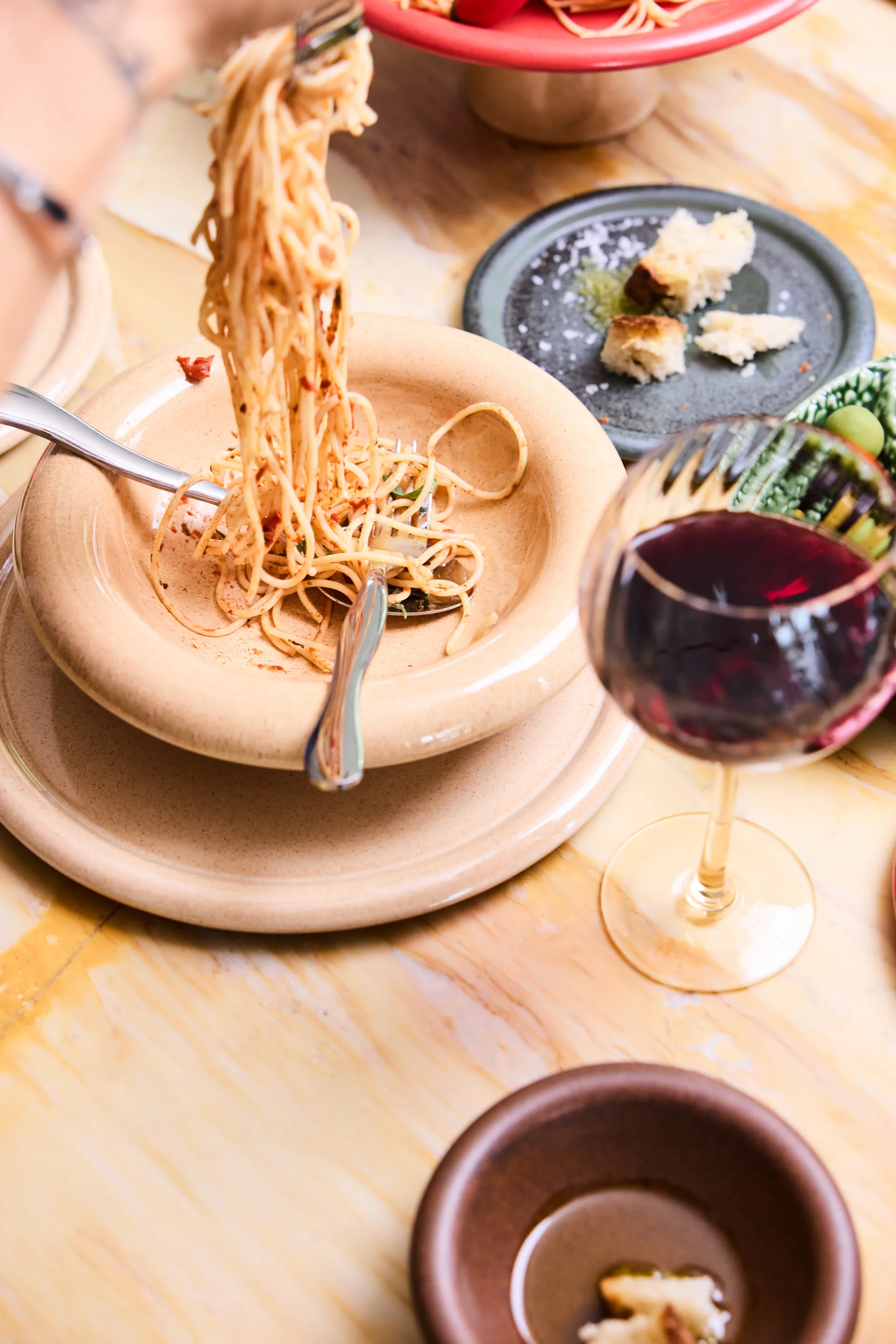 Porto tiefer Teller, Beige, Ø22 cm Byon