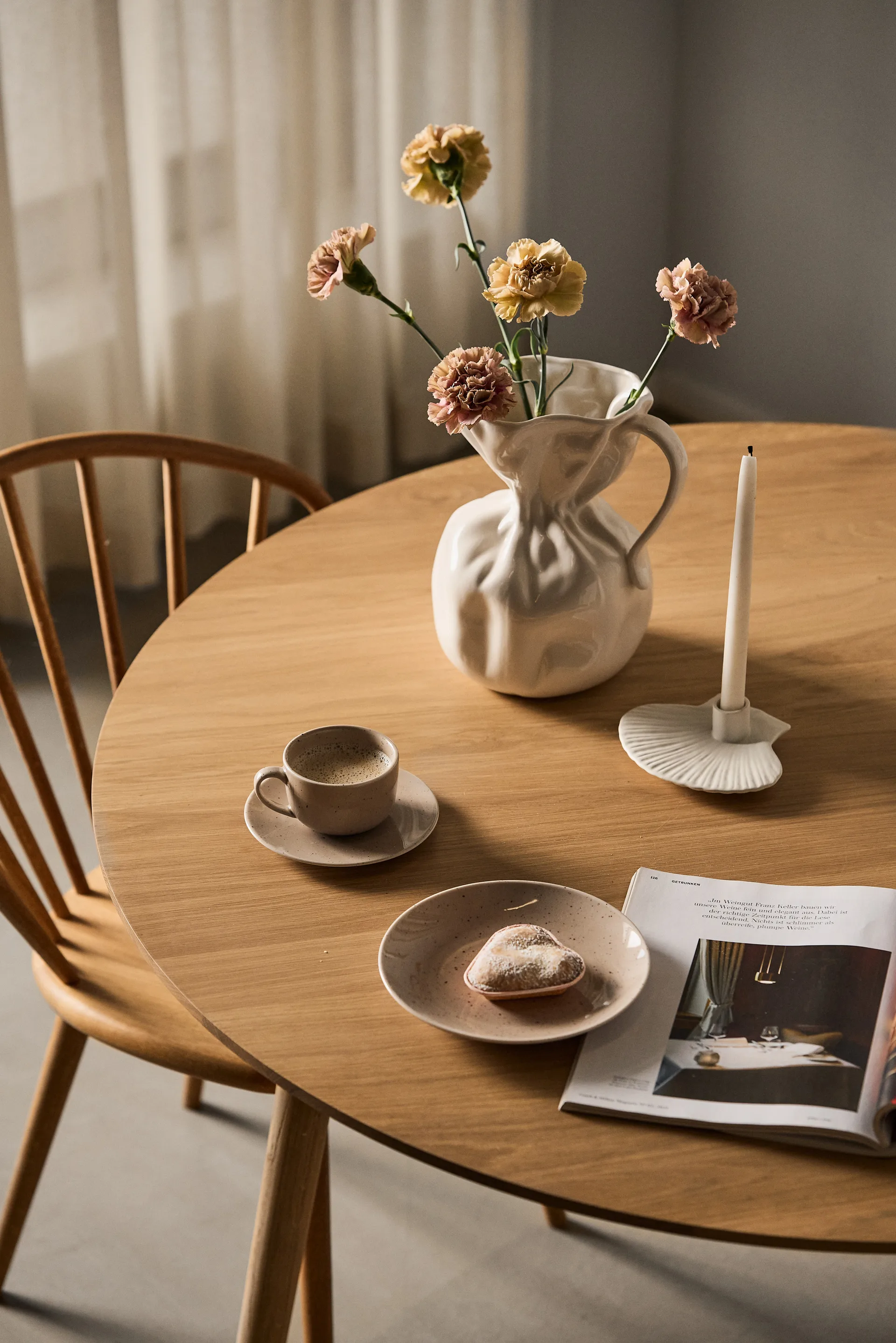 Shell Kerzenhalter 15,5cm, White Byon