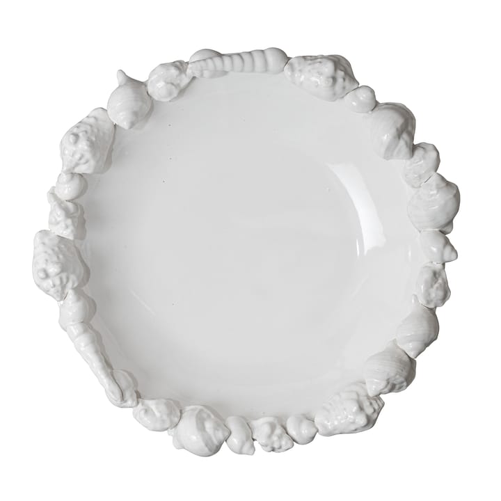 Shell Teller 38cm, Weiß Byon