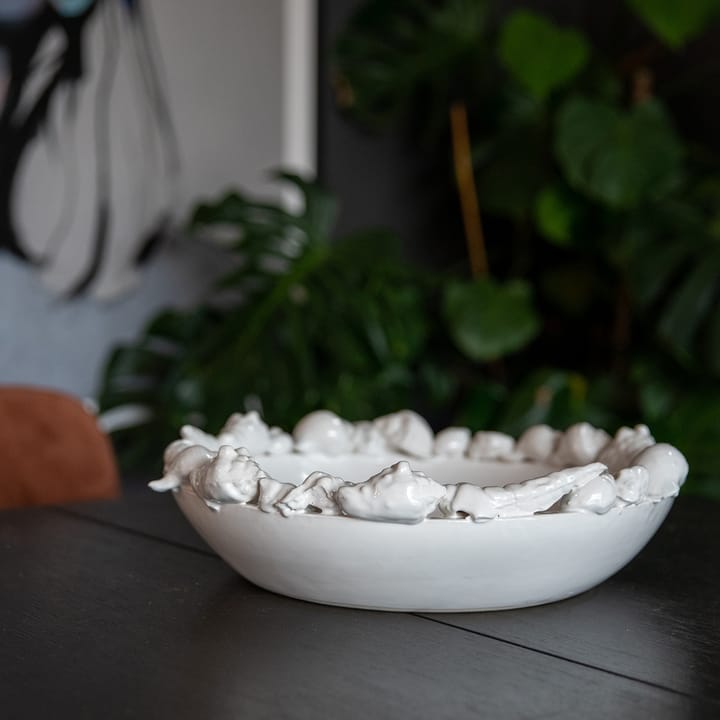 Shell Teller 38cm, Weiß Byon
