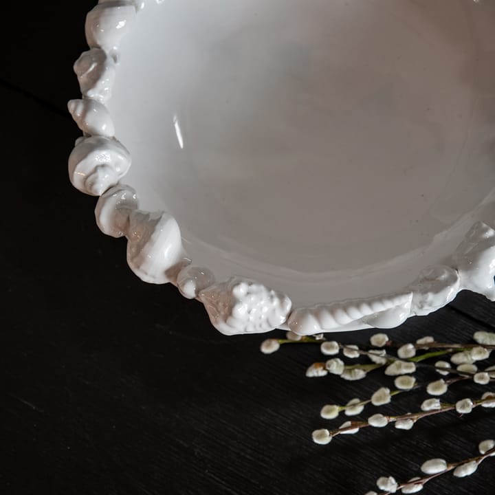 Shell Teller 38cm, Weiß Byon