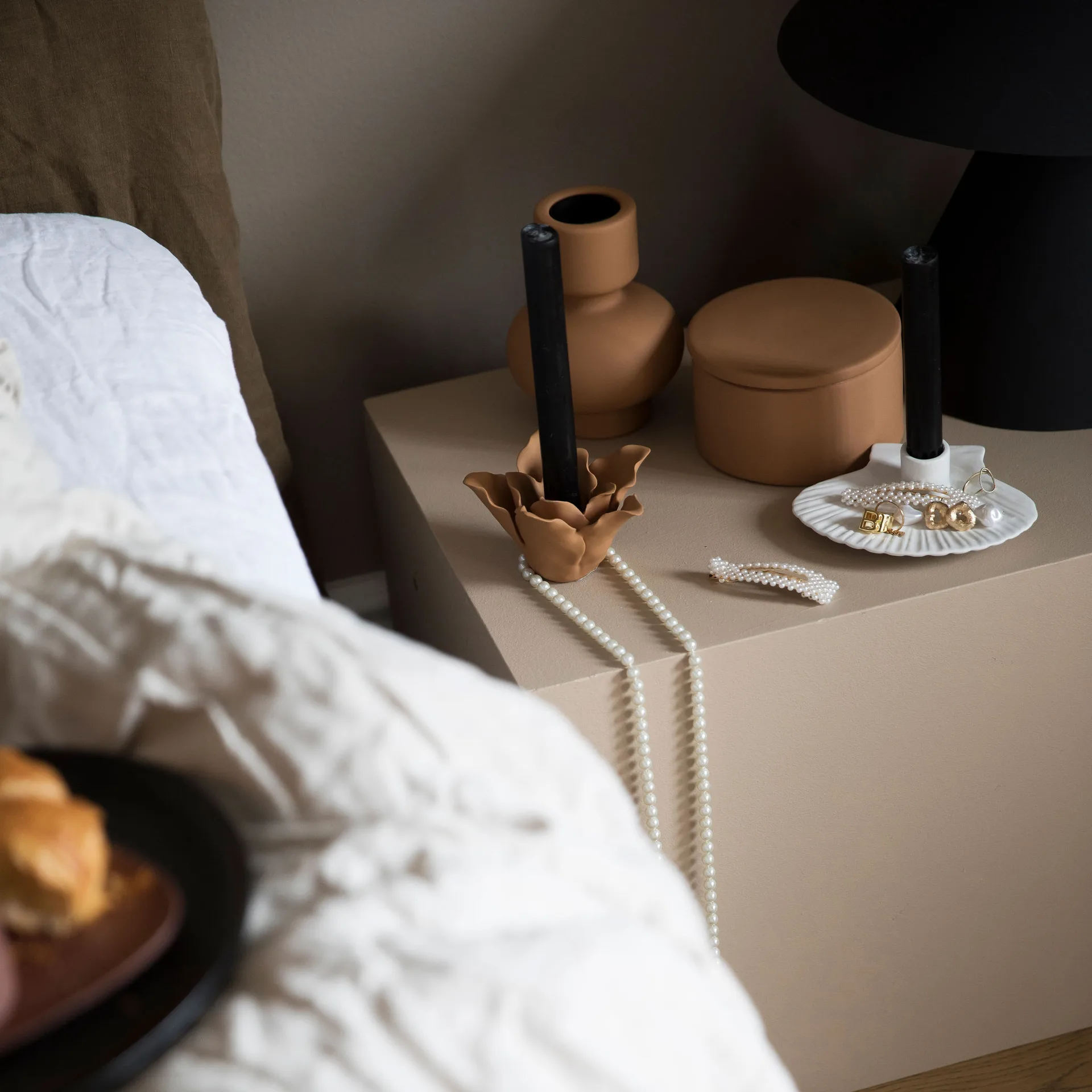 Sienna Kerzenhalter 16cm, Terracotta (braun) Byon