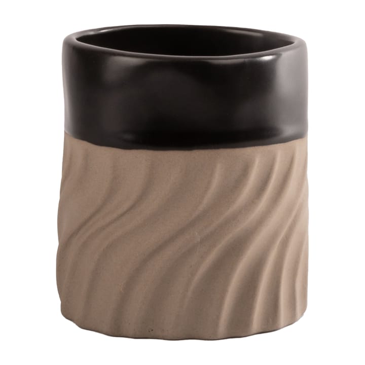 Swirl Tasse 24cl - Schwarz-beige - Byon