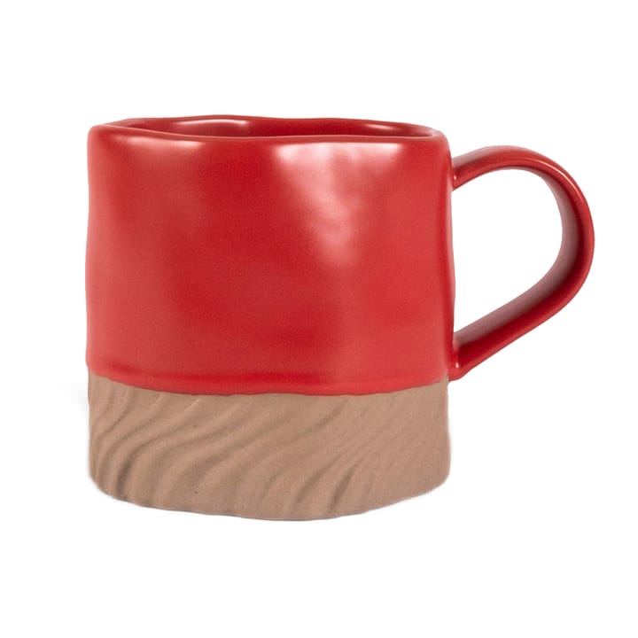 Swirl Tasse 38 cl - Rot-Beige - Byon