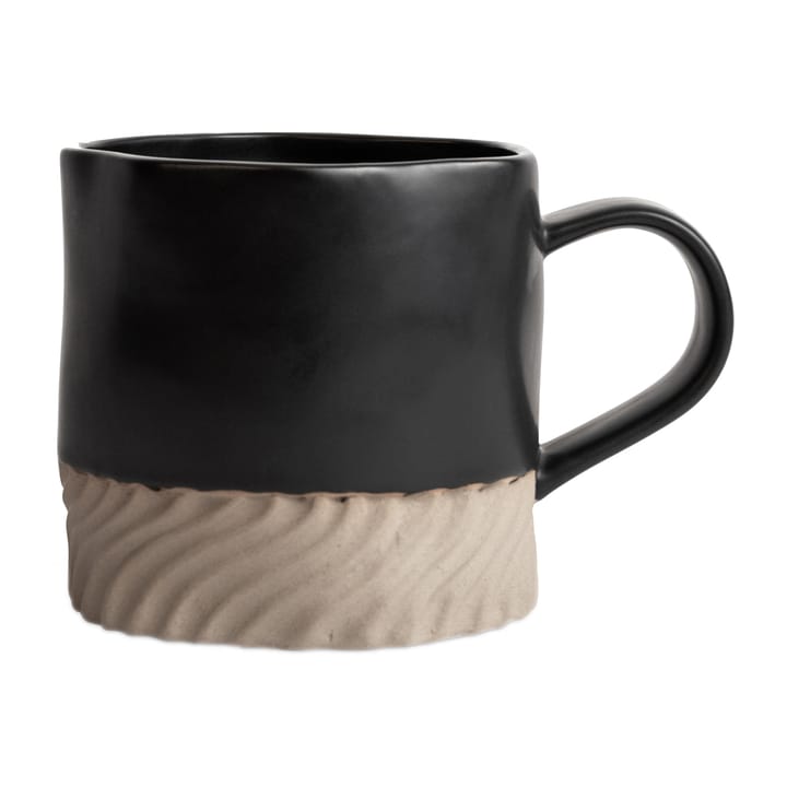 Swirl Tasse 38 cl - Schwarz-Beige - Byon