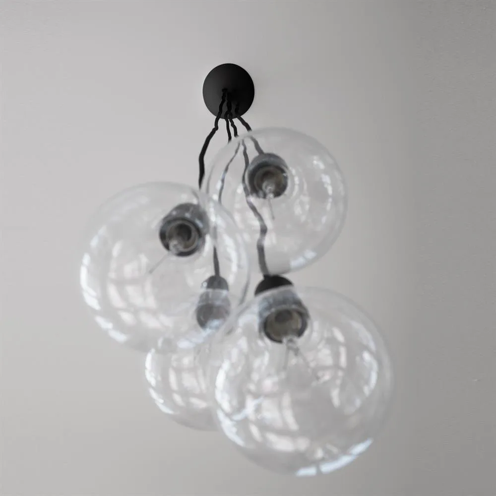 CableCup Quattro Deckenschirm, Schwarz CableCup