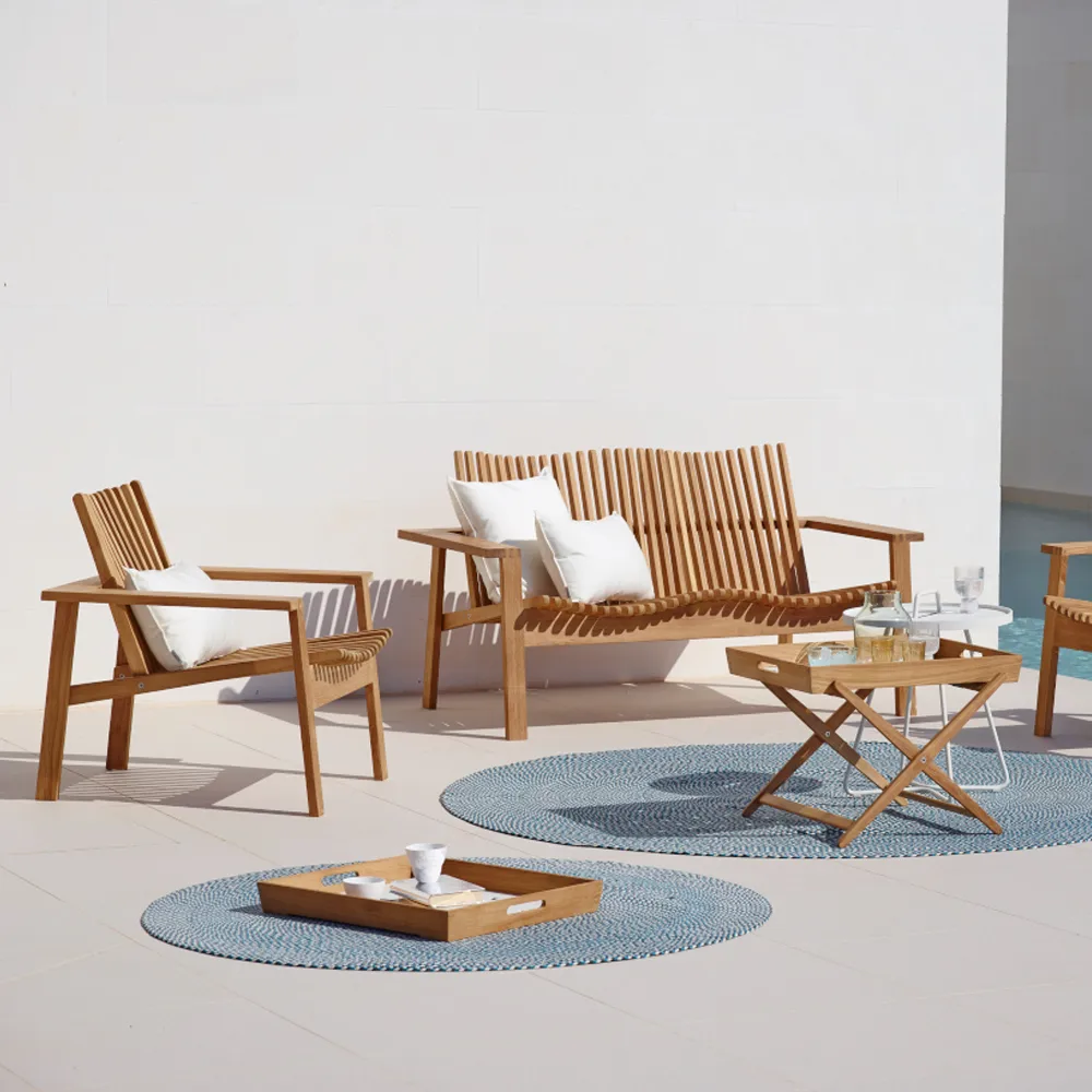 Amaze Lounge-Stuhl, Teak Cane-line