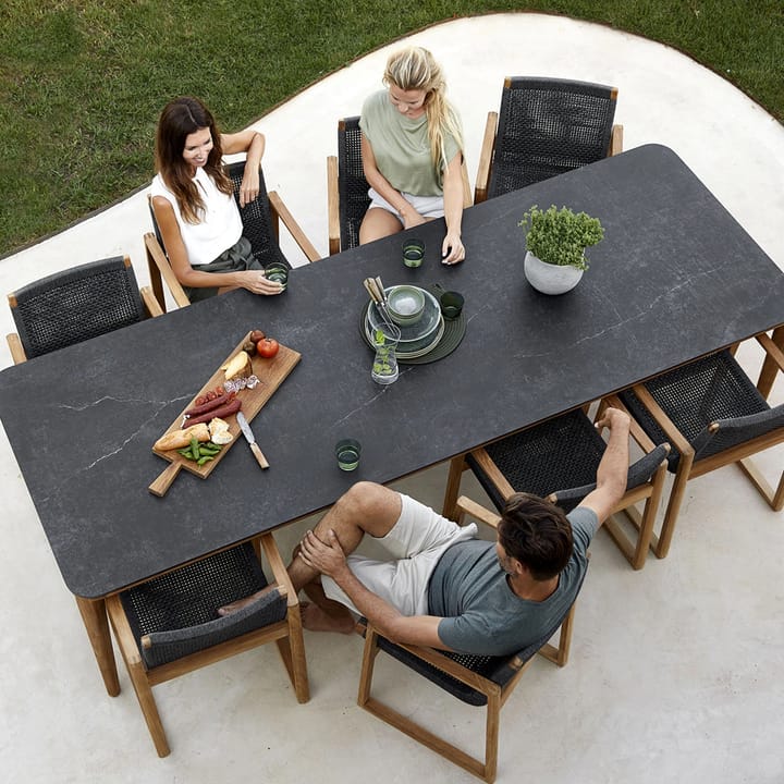 Aspect Esstisch, Fossil Black-Teak 280 cm Cane-line