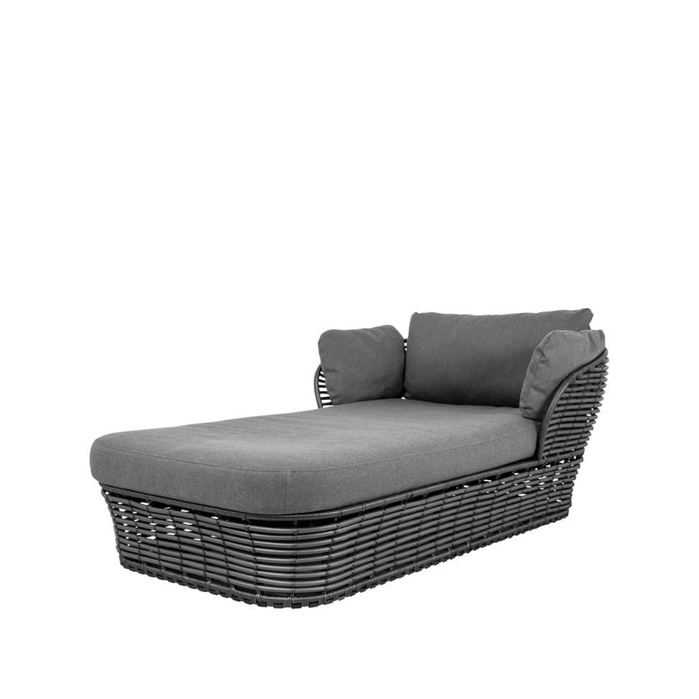 Cane-line Basket Récamiere Grey, Cane-Line Weave | Skandinavisches Design | Grau