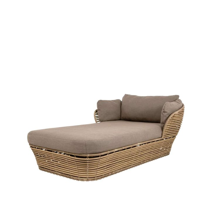 Basket Récamiere, Taupe, Cane-Line Weave Cane-line