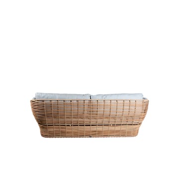 Basket Sofa 2-Sitzer - Natural, taupefarbene Kissen - Cane-line