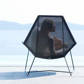 Breeze Lounge-Sessel mit hoher Rückenlehne Weave - Light Grey - Cane-line