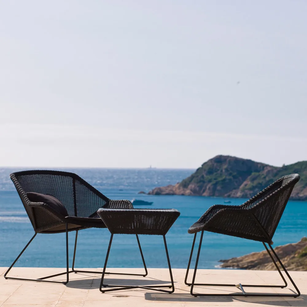 Breeze Lounge-Sessel Weave, White Grey Cane-line