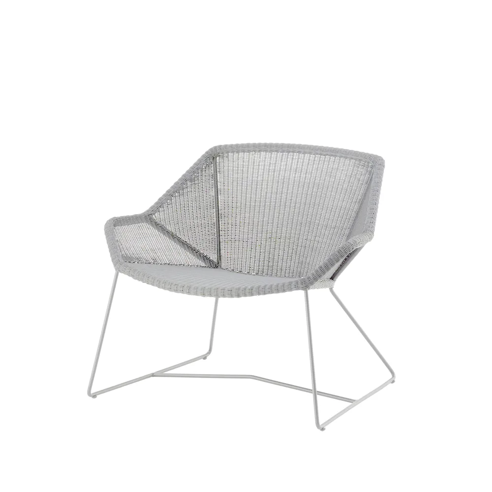 Breeze Lounge-Sessel Weave, White Grey Cane-line